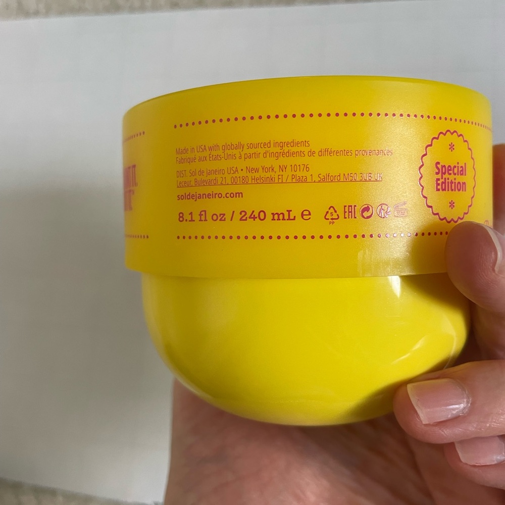 Sol de Janeiro Special Edition Yellow Jar